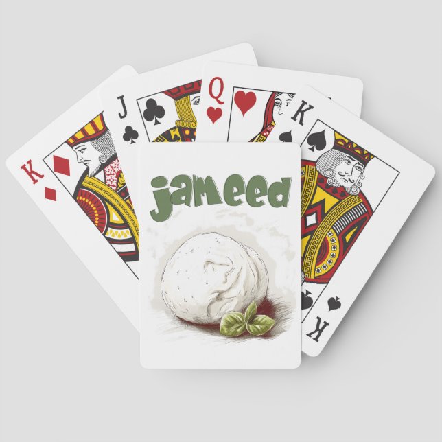 Jameed | Jordan Mansaf جميد المنسف Playing Cards (Back)