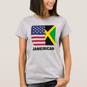 Jamerican , Jamaican American flag ,4th of july T-Shirt