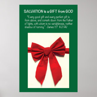 James 1:17 Salvation Scripture Poster