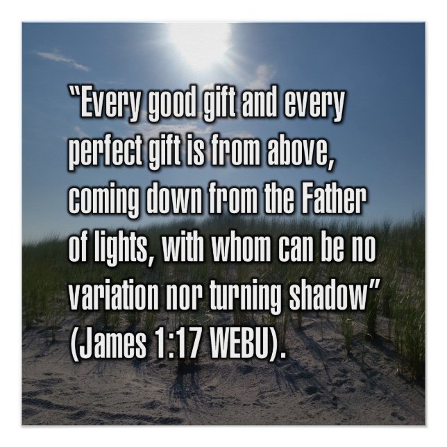 James 1:17 WEBU Poster (Front)