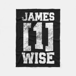 James 1 Wise Christian Inspirational Fleece Blanket