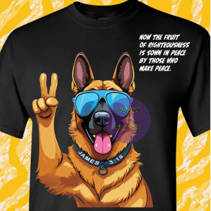 James 3:18 Bible Scripture - Christian T-Shirt