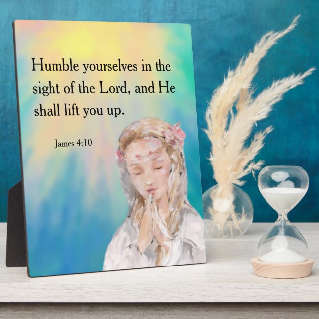 James 4:10  plaque (Side)