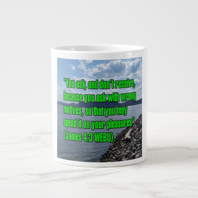 James 4:3 WEBU Mug (Front)