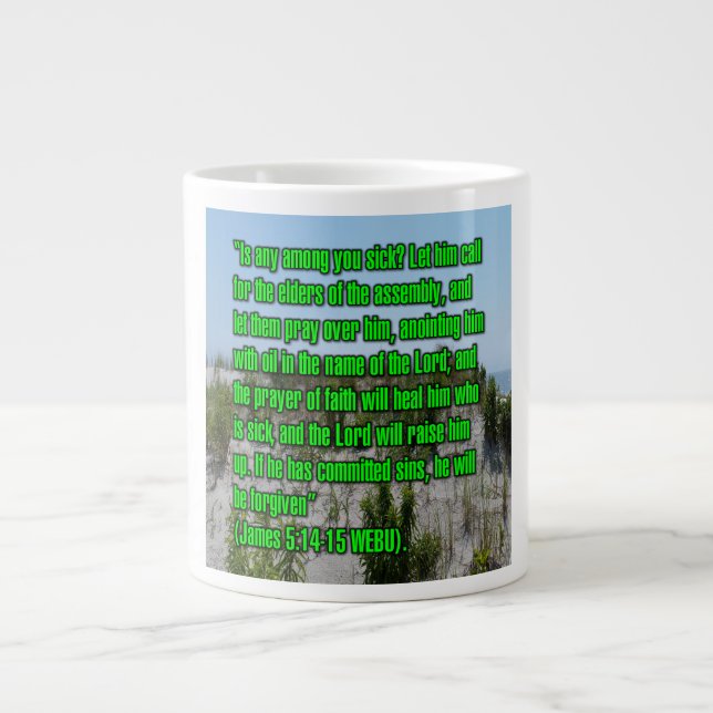 James 5:14-15 WEBU Mug (Front)