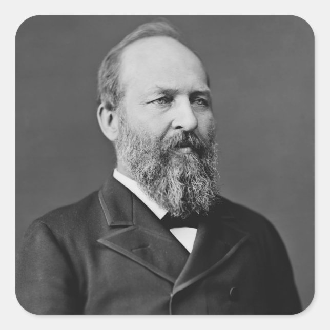 James A. Garfield Square Sticker (Front)