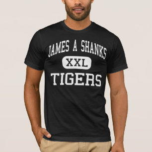 James A Shanks - Tigers - High - Quincy Florida T-Shirt