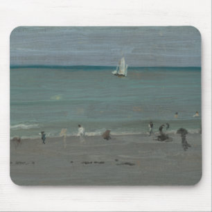 James Abbott McNeill Whistler-Coast Scene, Bathers Mouse Pad