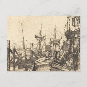 James Abbott McNeill Whistler - Limehouse Postcard