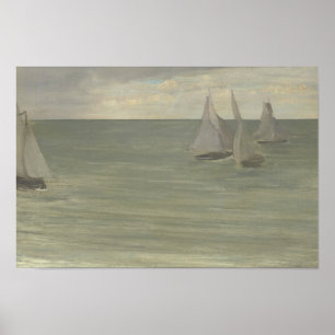 James Abbott McNeill Whistler - Trouville - Grey Poster