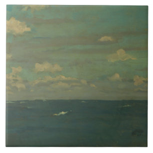 James Abbott McNeill Whistler - Violet and Silver Ceramic Tile