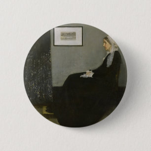 James Abbott Whistler - Whistler's Mother 6 Cm Round Badge