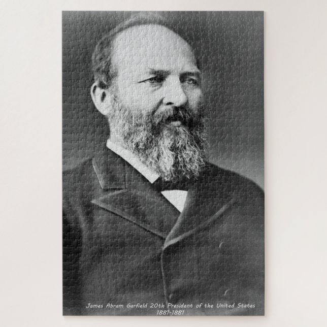 James Abraham Garfield 20th President of America. Jigsaw Puzzle (Vertical)
