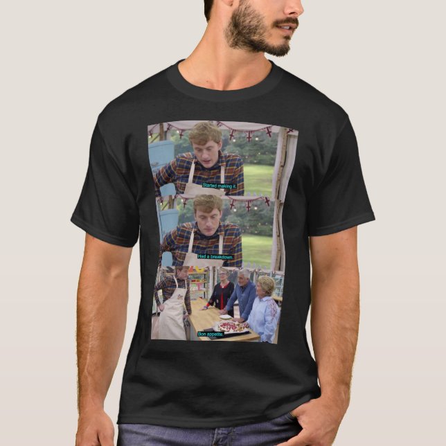James Acaster Great British Bake Off  Classic T-Sh T-Shirt (Front)