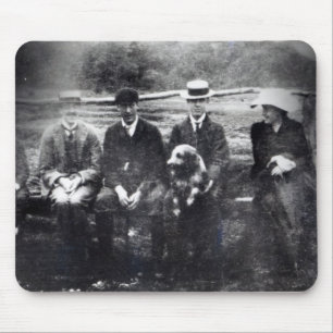 James and Lytton Strachey with Thoby, Adrian Mouse Pad