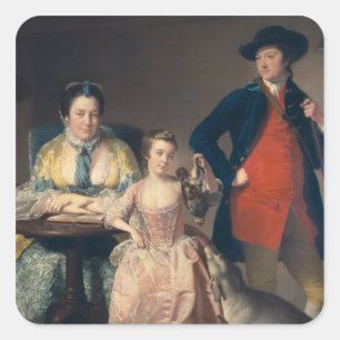 James and Mary Shuttleworth Square Sticker