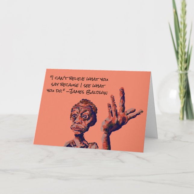 james baldwin quote card (Front)