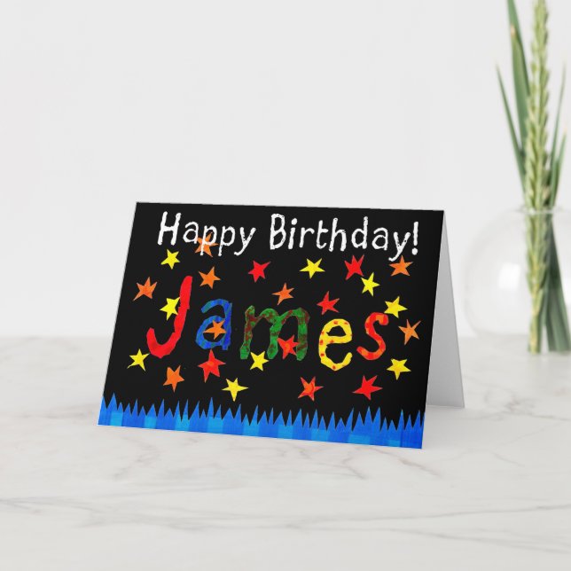 'James' Birthday Card (Front)