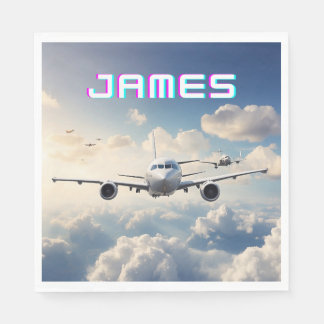 James Birthday Napkin