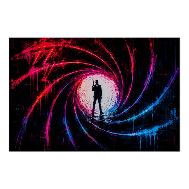James Bond 007 Gun Poster (Front)