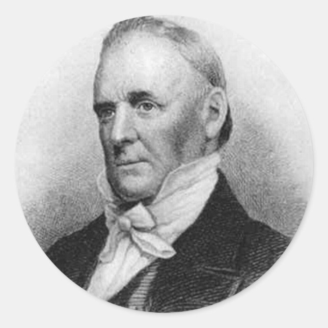 James Buchanan 15 Classic Round Sticker (Front)