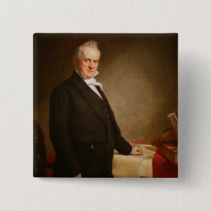 James Buchanan 15 Cm Square Badge