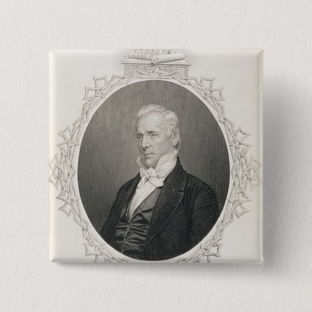 James Buchanan 15 Cm Square Badge (Front)