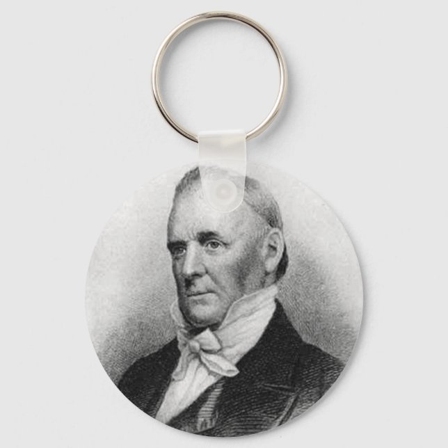 James Buchanan 15th President Key Ring (Front)