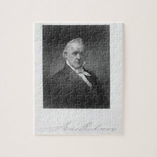 James Buchanan, engraved by Henry Bryan Hall (1800 Jigsaw Puzzle
