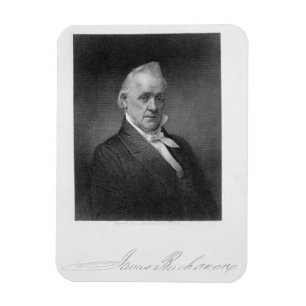 James Buchanan, engraved by Henry Bryan Hall (1800 Magnet