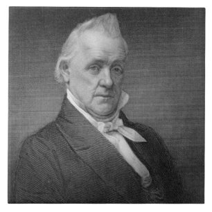 James Buchanan, engraved by Henry Bryan Hall (1800 Tile