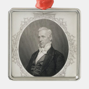 James Buchanan Metal Ornament