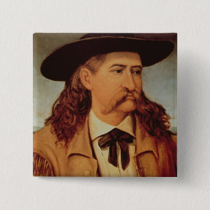 James Butler 'Wild Bill' Hickok (1837-76) 1874 (oi 15 Cm Square Badge