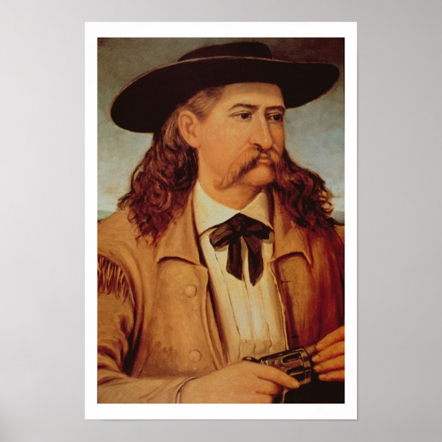 James Butler 'Wild Bill' Hickok (1837-76) 1874 (oi Poster (Front)