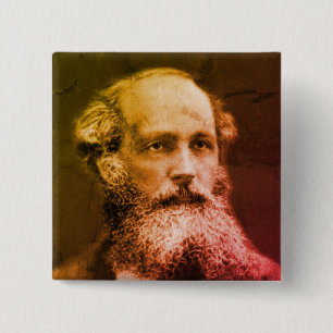 James Clerk Maxwell 15 Cm Square Badge