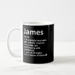 JAMES Definition Personalised Name Funny Birthday  Coffee Mug<br><div class="desc">JAMES Definition Personalised Name Funny Birthday Gift Idea  Copy</div>