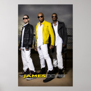 James Dore' With Dancers Chris & Michael Poster