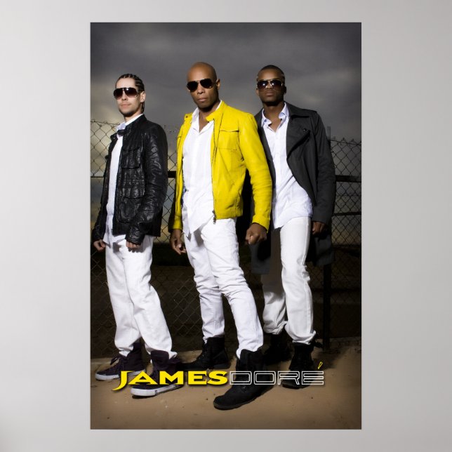 James Dore' With Dancers Chris & Michael Poster (Front)