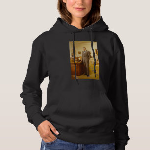 James Earl Carter Painted US President Portrait Hoodie