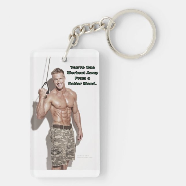 James Ellis Double - Sided Keychain (Back)