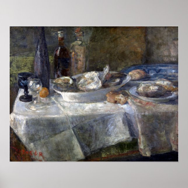 James Ensor Still Life with Oysters Poster (Front)
