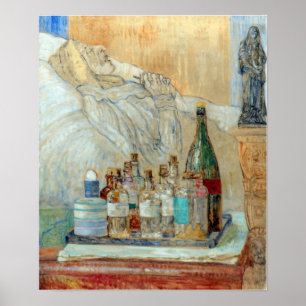 James Ensor The Artist's Mother in Death Poster