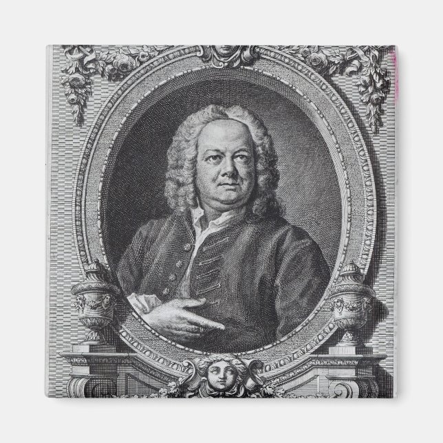 James Gibbs, engraved by Bernard Baron, 1747 Magnet (Front)