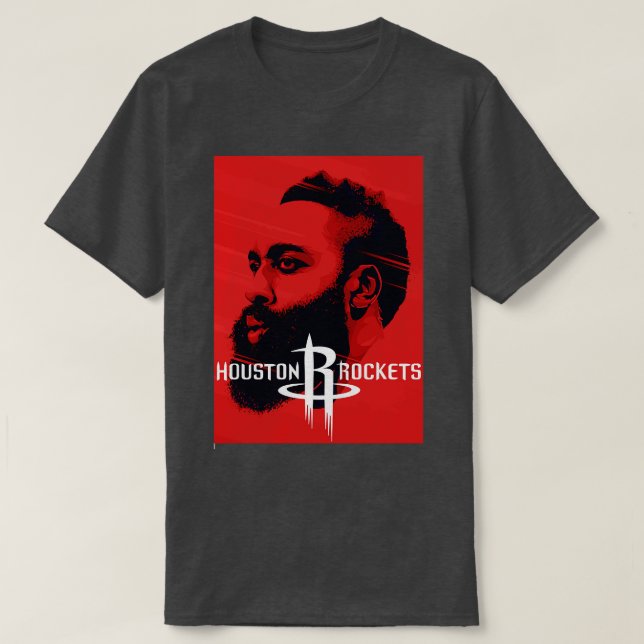 James Harden Hoston Rockets TShirt (Design Front)