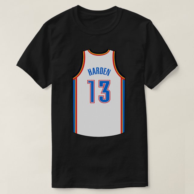 James Harden Oklahoma City Jersey Qiangy  1 T-Shirt (Design Front)