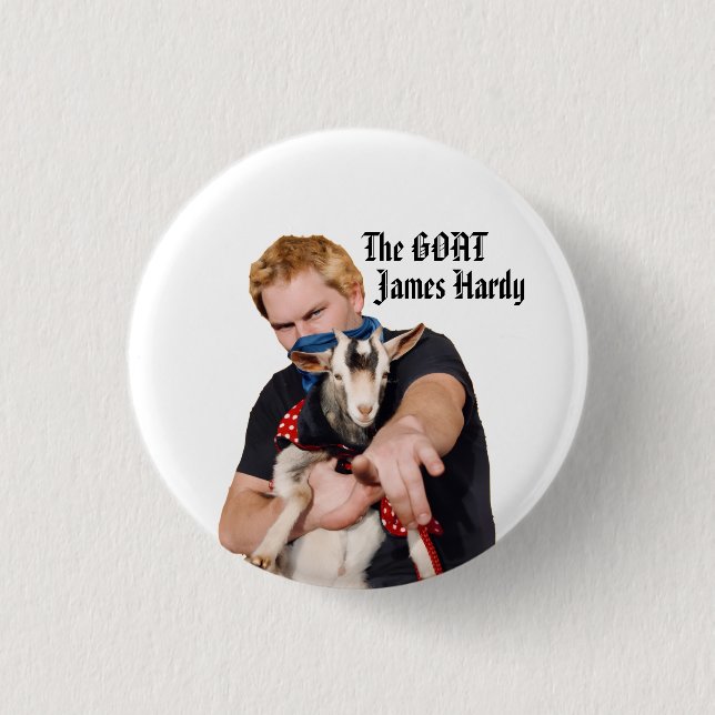 James Hardy Button (Front)