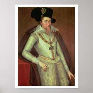 James I (1603-25) and VI of Scotland (1567-1625) Poster