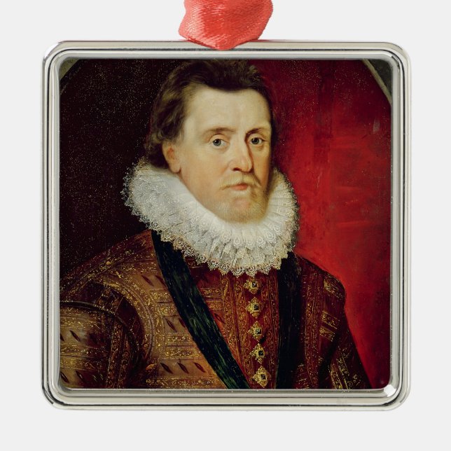 James I Metal Tree Decoration (Front)