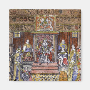 James I of England at Court, Magnet
