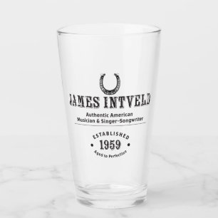 James Intveld Horseshoe Beer Glass